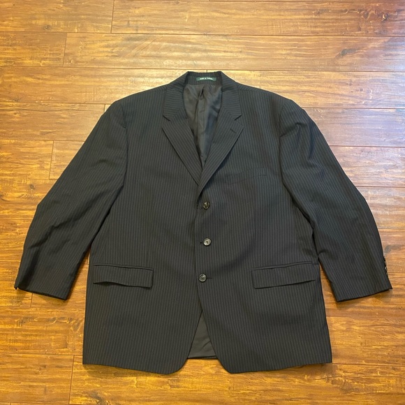 Polo By Ralph Lauren Pinstripe Blazer, Size: 48R Sport Coats Blazers